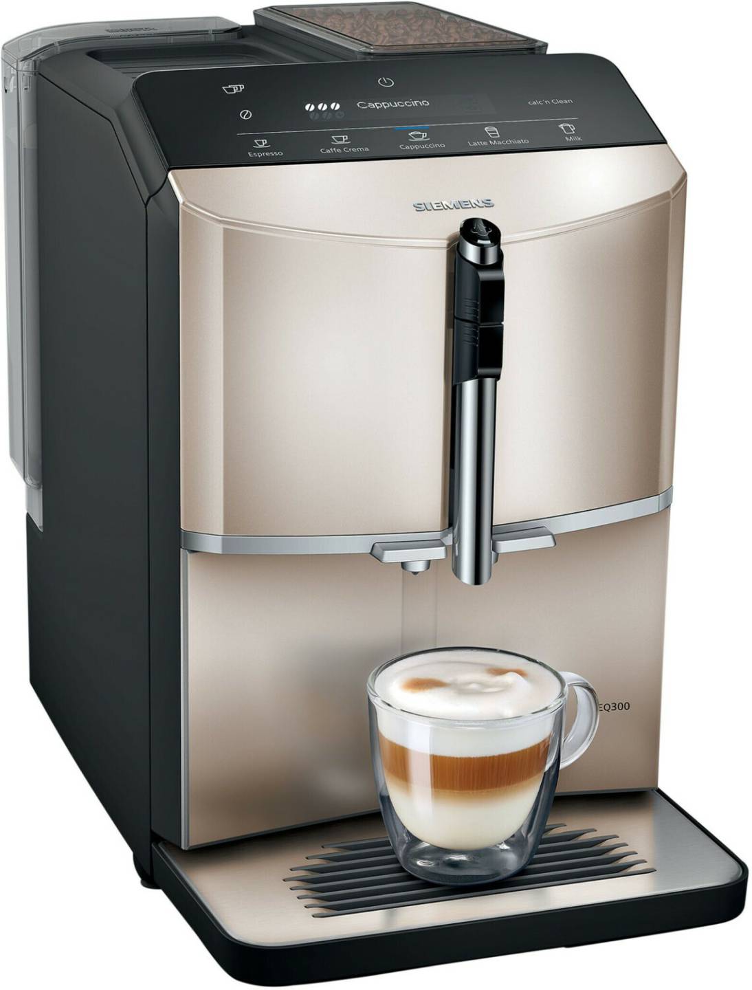 Kaffeezubereitung Siemens EQ.300 TF303ETF303E08 champagner