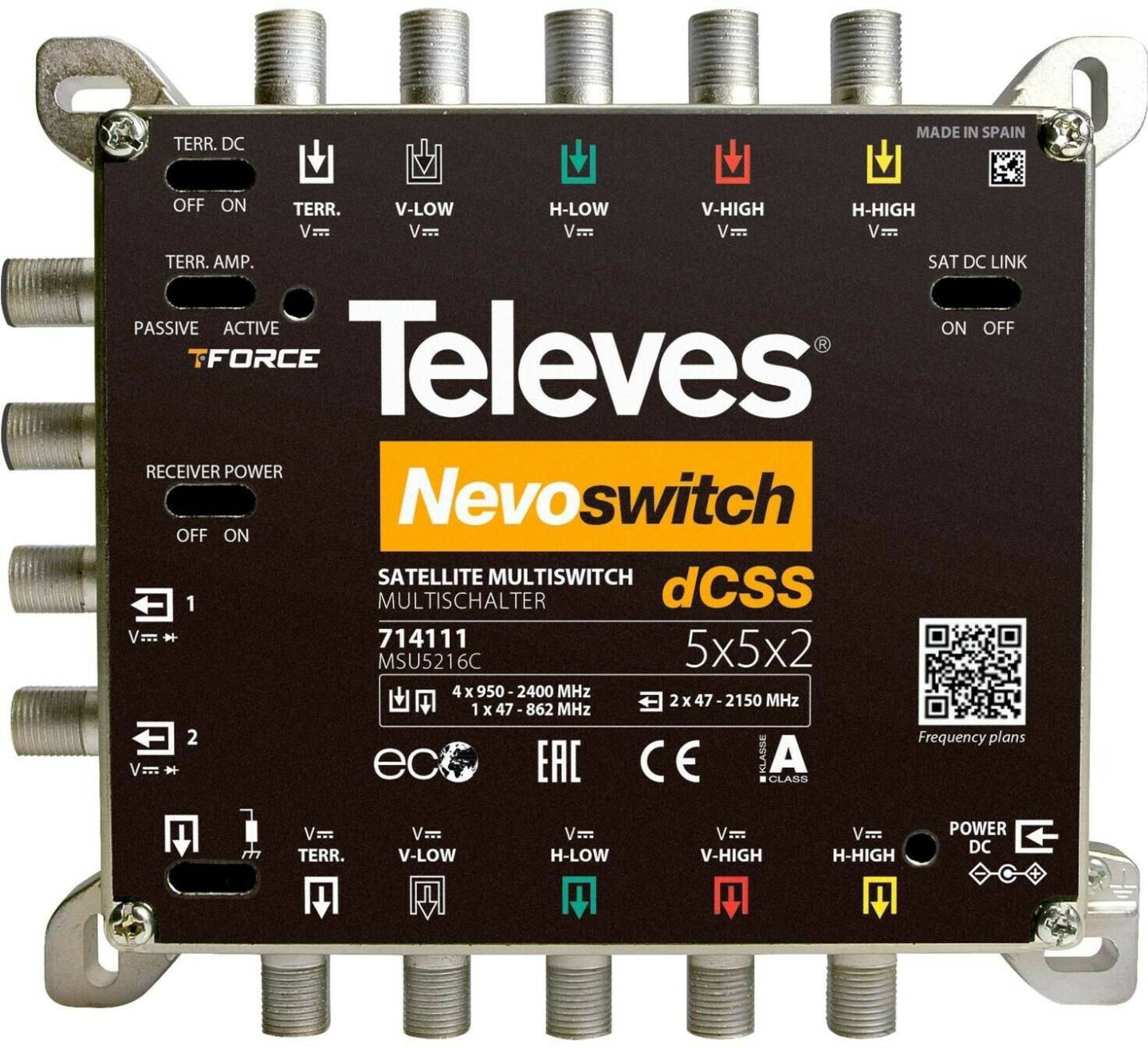 Sat-Empfang Televes MSU5216C dCSS NevoSwitch