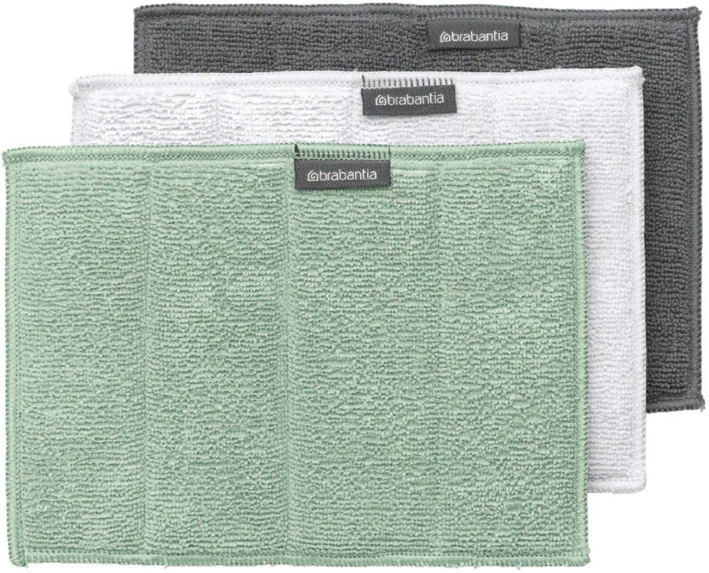 Brabantia Sinkside Spülschwamm Mikrofaser 3er Pack Jade green Küchenutensilien