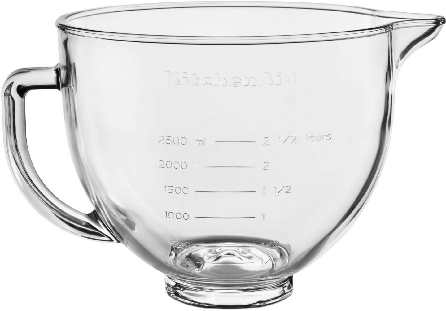 Küchengeräte KitchenAid 5KSM5GB Glasschüssel 4,8L mit Silikondeckel