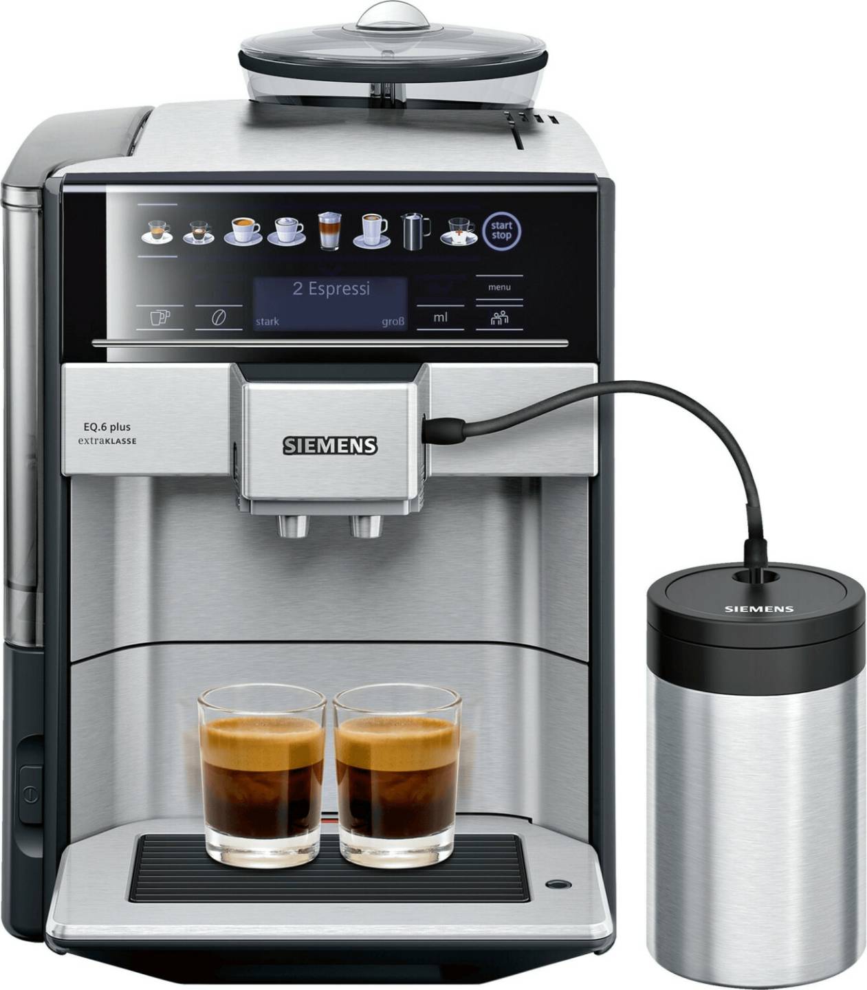 Siemens EQ.6 plus extraKlasse TE657F03DE Kaffeezubereitung