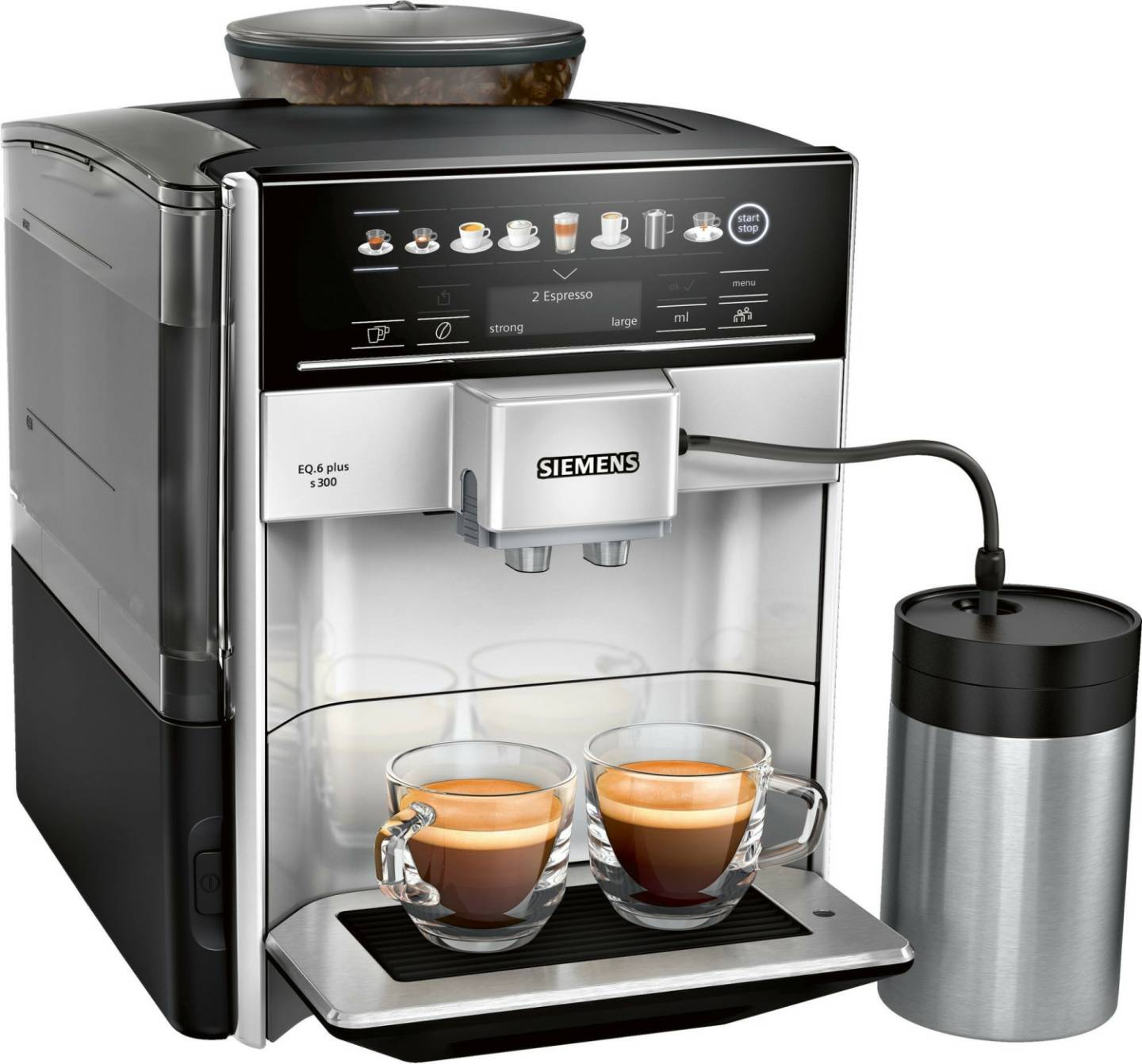 Siemens EQ.6 plus s300 TE653M11RW Kaffeezubereitung