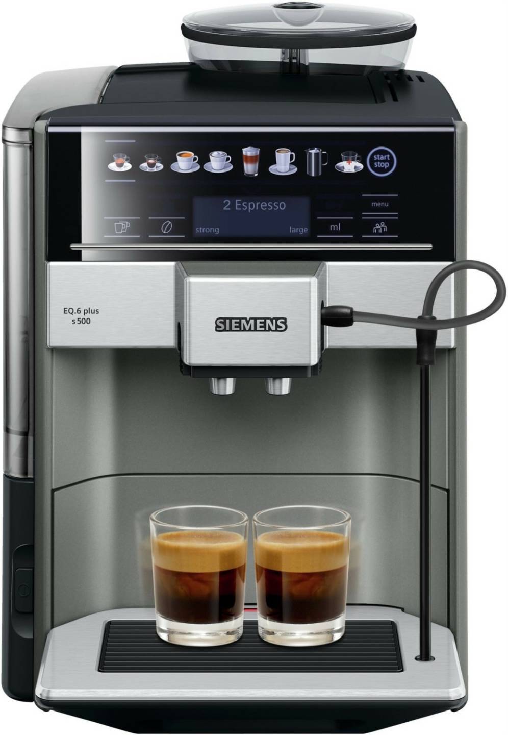 Kaffeezubereitung Siemens EQ.6 plus s500 TE655203RW