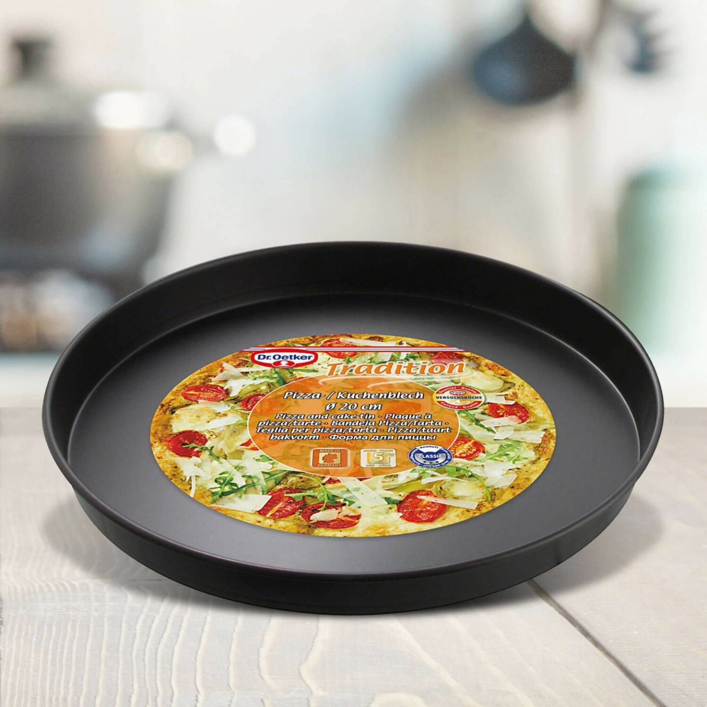 Dr. Oetker Tradition Pizzablech 20 cm Töpfe & Pfannen