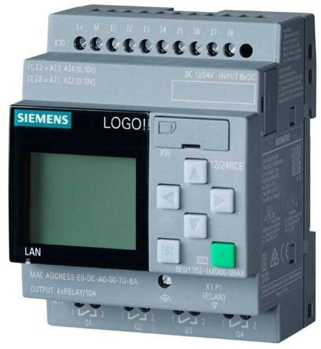 Siemens LOGO! 12/24RCE 6ED1052-1MD08-0BA2 Elektrik