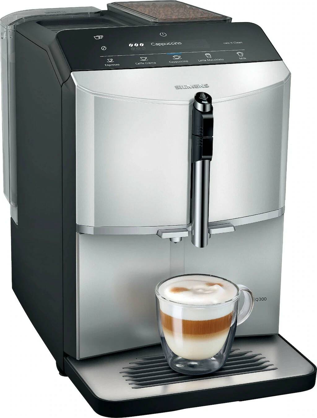 Kaffeezubereitung Siemens EQ.300 TF303ETF303E01 daylight silver